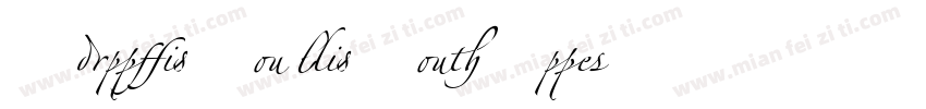Zapfino Linotype O字体转换